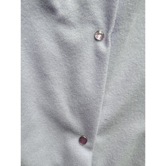 Simply Basic Womens Embroidered Floral Snap Up Pockets House Dress Robe READ - Picture 2 of 11